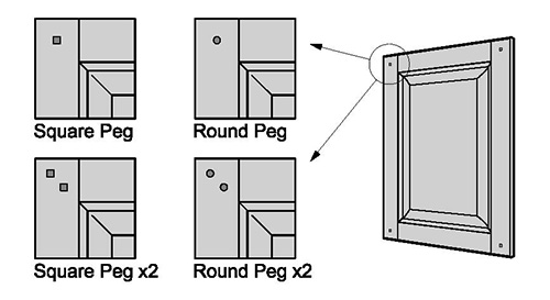 Decorative Pegs Specifications