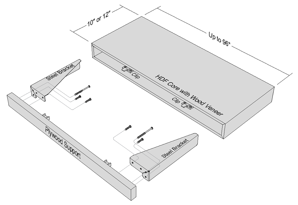 Floating Shelf Specifications