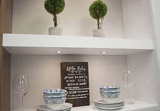 Floating shelves