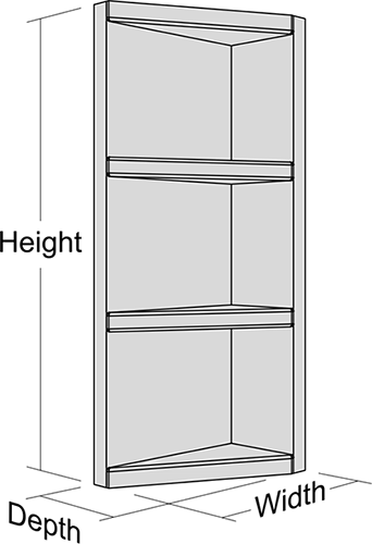 Knick Knack Shelves
Triangle