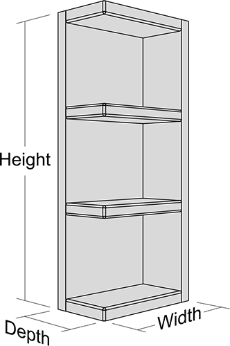 Knick Knack Shelves Square