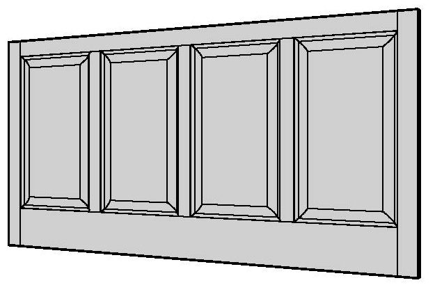 Wainscot panel specifications
